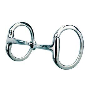 Weaver Leather Eggbutt Snaffle Bit - 5" Solid Mouth - 25-5340